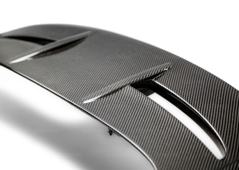 Seibon 11-15 Ford Fiesta (Hatchback) ST-Style Carbon Fiber Rear Spoiler 2