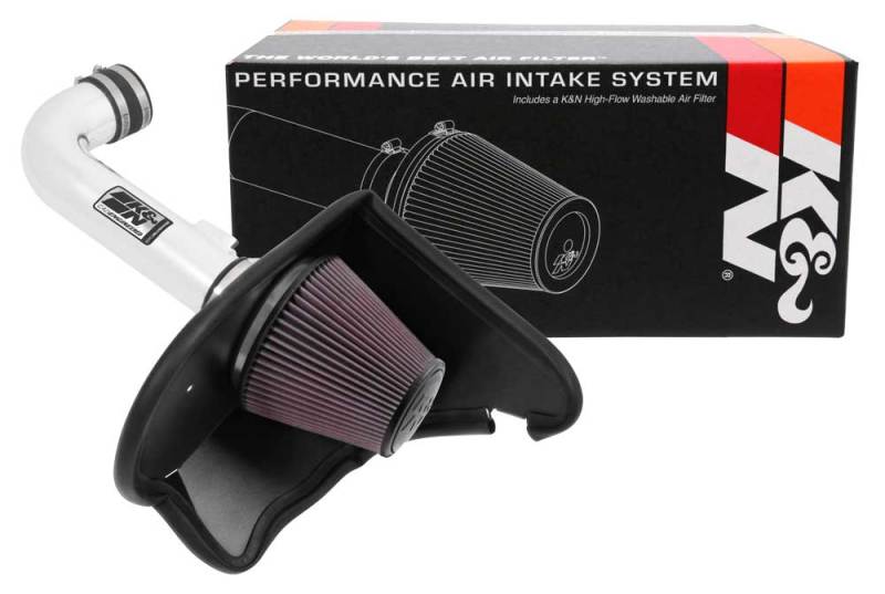 K&N Engineering K&N 16-17 Chevy Camaro 3.6L Silver Typhoon Short Ram Intake