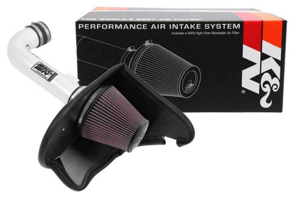 K&N Engineering K&N 16-17 Chevy Camaro 3.6L Silver Typhoon Short Ram Intake
