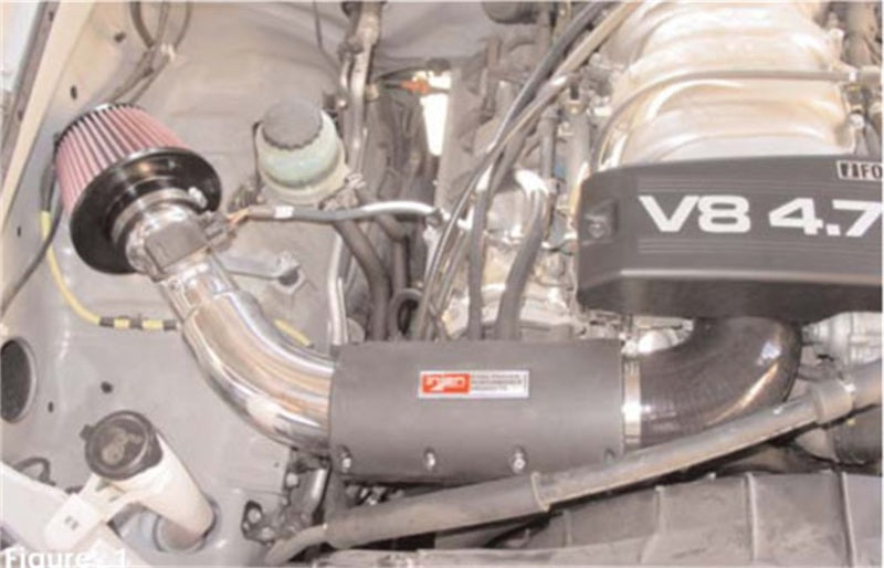 Injen 00-04 Tundra / Sequoia 4.7L V8 & Power Shield only Polished Power-Flow Air Intake System 2