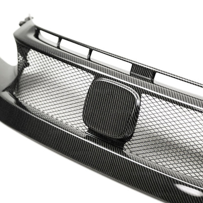 Seibon 17-18 Honda Civic Type R CV-Style Carbon Fiber Front Grill 2
