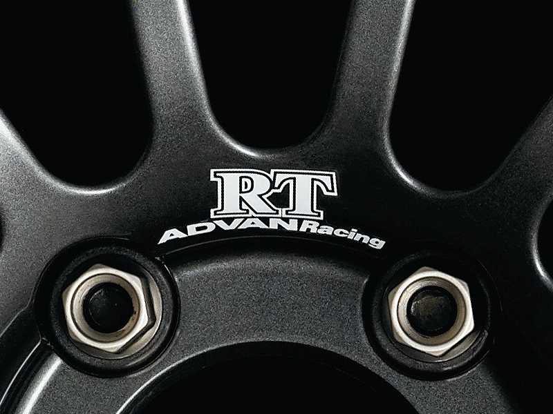 Advan RT Spoke Sticker (White) - 2 Pack 0