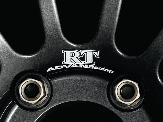 Advan RT Spoke Sticker (White) - 2 Pack 0