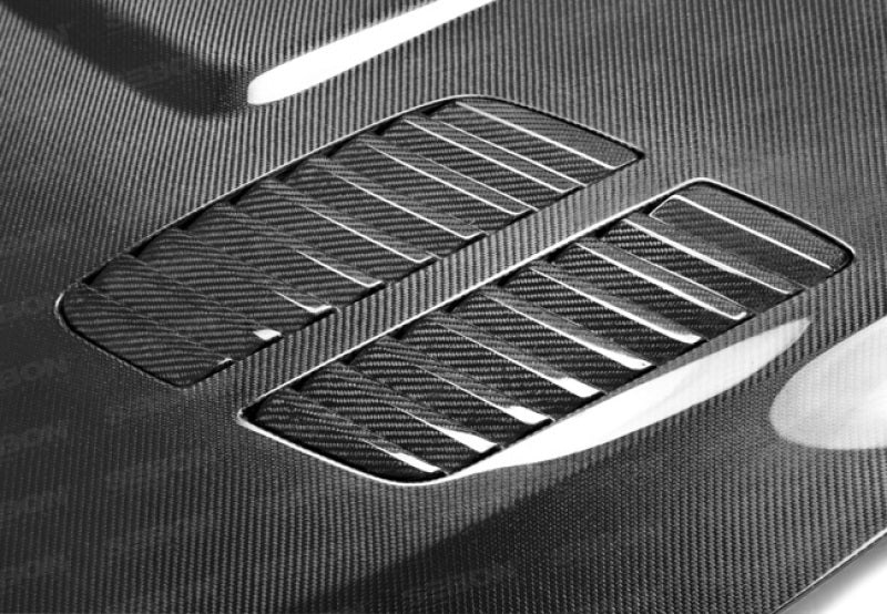 Seibon 12-13 BMW F30 GTR-Style Carbon Fiber Hood 2