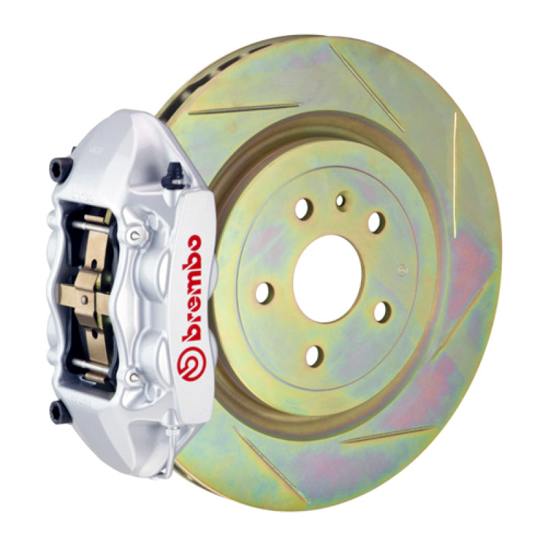 Brembo 11-18 Focus/13-18 Focus ST Front GT BBK 4 Piston Cast 336 x28 1pc Rotor Slotted Type1-Silver 0