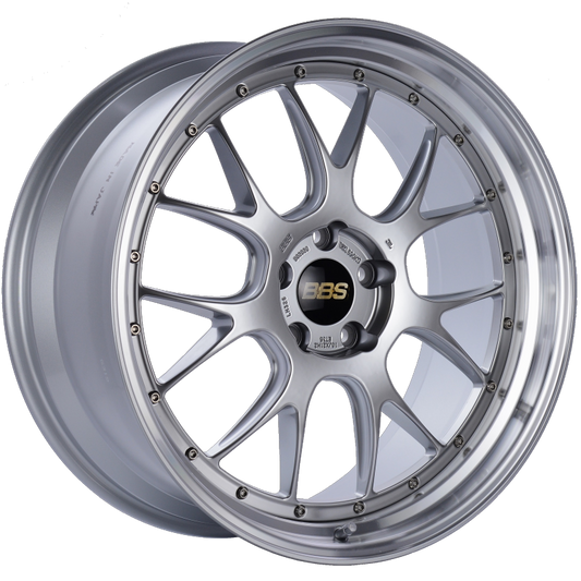 BBS LM-R 21x10 5x120 ET35 Diamond Silver Center Diamond Cut Lip Wheel -82mm PFS/Clip Required 0