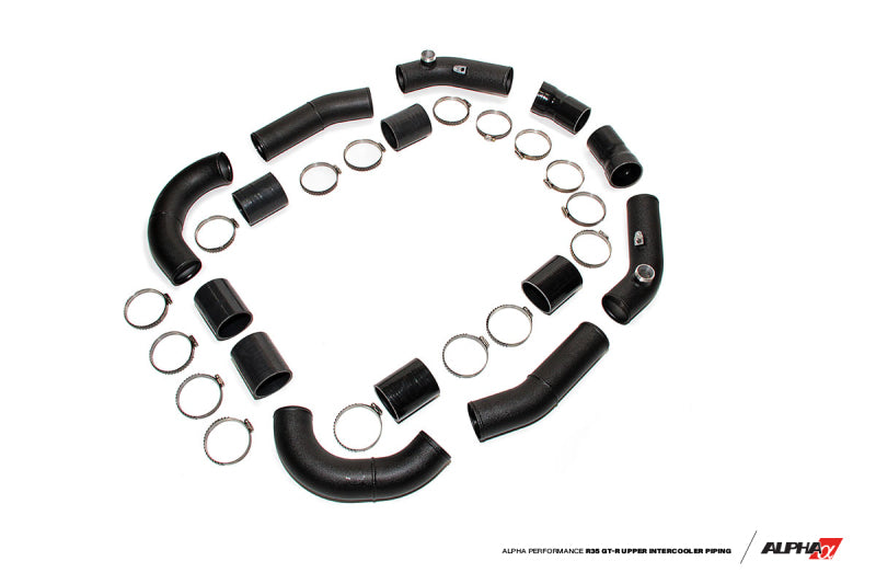 AMS Performance 2009+ Nissan GT-R R35 Alpha Upper I/C Pipe (Use w/Alpha I/C / TiAL Flange) - GTR