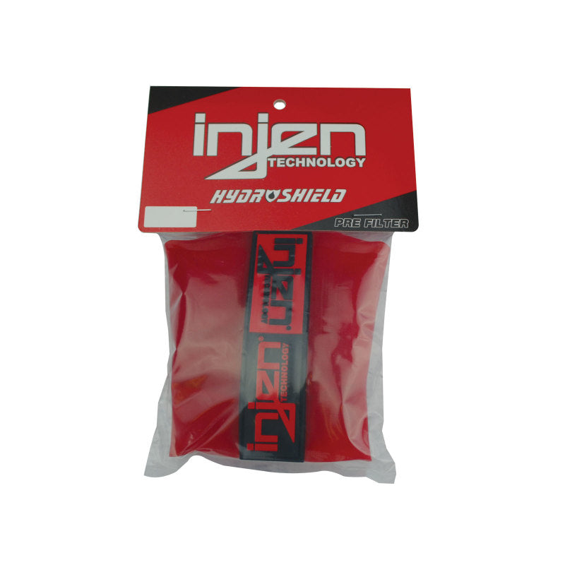 Injen Red Water Repellant Pre-Filter fits X-1015 X-1018 6.75in Base/5in Tall/5in Top 3