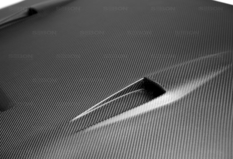 Seibon 09-15 Nissan GTR R35 GTII Dry Carbon Hood 3