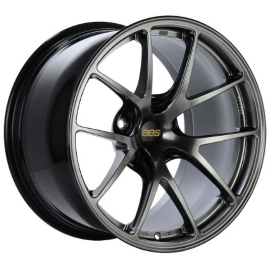 BBS RI-A 18x10.5 5x114.3 ET18 Diamond Black Wheel -82mm PFS/Clip Required 0