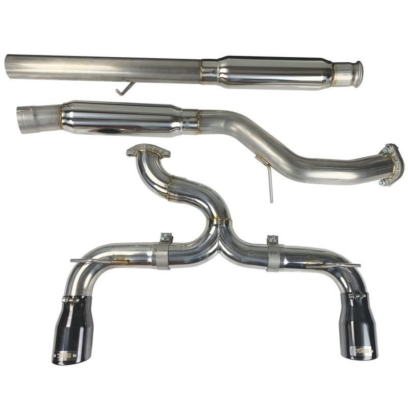 Injen 16-18 Ford Focus RS 3in Cat-Back Stainless Steel Exhaust w/ 4in Black Chrome Tips 0