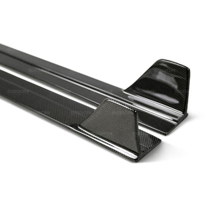 Seibon 16-17 Honda Civic Sedan TR Carbon Fiber Side Skirts 2