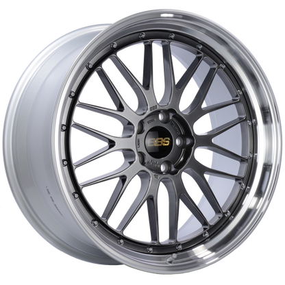 BBS LM 21x10 5x120 ET38 Diamond Black Center Diamond Cut Lip Wheel -82mm PFS/Clip Required 0