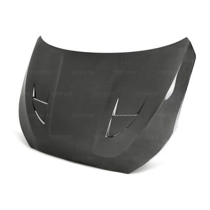 Seibon 2019 Hyundai Veloster TS-Style Carbon Fiber Hood 0
