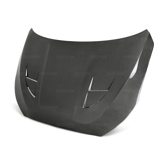 Seibon 2019 Hyundai Veloster TS-Style Carbon Fiber Hood 0