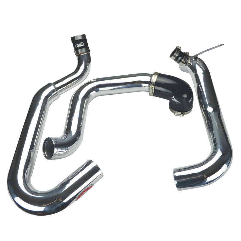 Injen 03-06 Evo 8/9/MR Cast Aluminum Intake System w/ Full Intercooler Piping Polished Short Ram Int 2