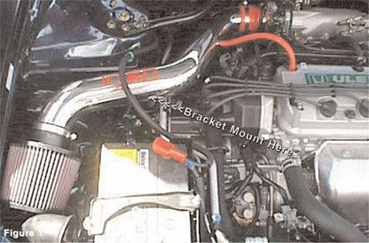 Injen 98-02 Honda Accord L4 2.3L Black IS Short Ram Cold Air Intake 4