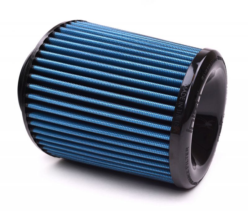 Injen Nanofiber Dry Air Filter - 4in Flange Dia / 6 1/2in Base / 7in Tall / 5 3/8in Top 1