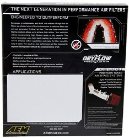 AEM Induction AEM 16-17 Honda Pilot V6-3.5L F/l DryFlow Air Filter