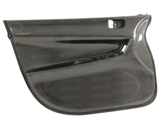 Seibon 08-12 Mitsubishi Evo Carbon Fiber Front Door Panels 0
