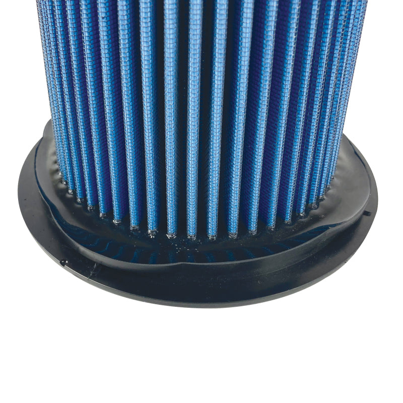 Injen SuperNano-Web Air Filter 5in Flange ID 8in Base/7.9in Media Height /5.3in Inertia Top 2