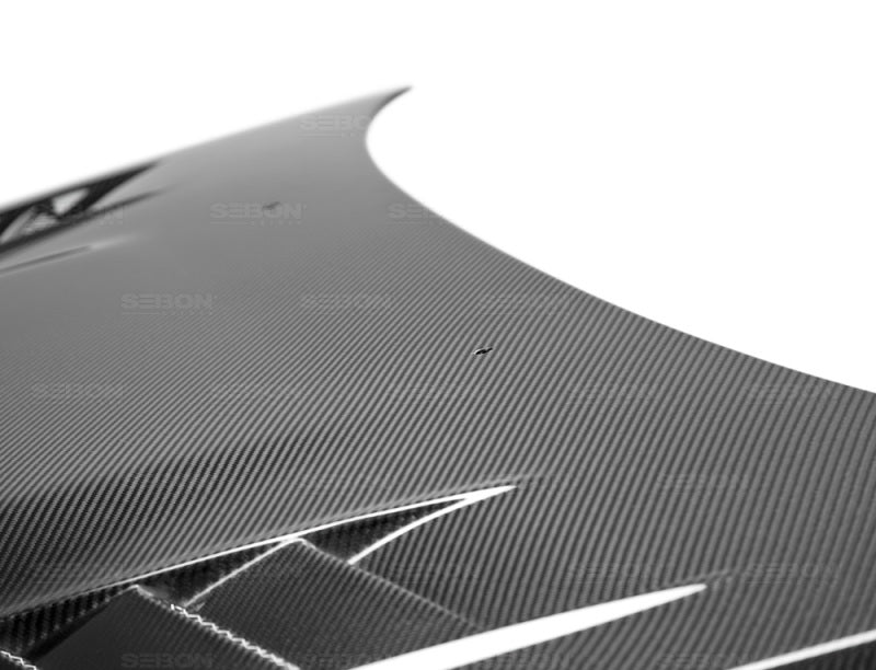 Seibon 08-09 Subaru WRX/STi CW-style Carbon Fiber Hood 4