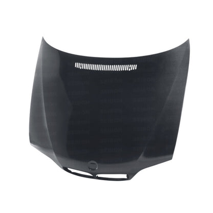Seibon 02-05 BMW 3 Series 4dr E46 (Manuf Date 7/02-7/06 Models Only) OEM-Style Carbon Fiber Hood 0