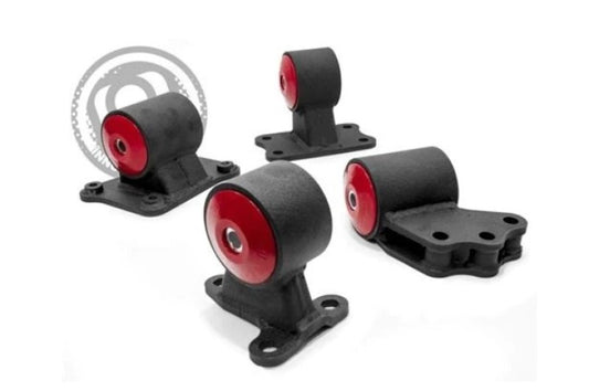 Innovative Mounts Innovative 91-99 Mitsubishi 3000GT / GTO 6G72 Black Steel Mounts 75A Bushings