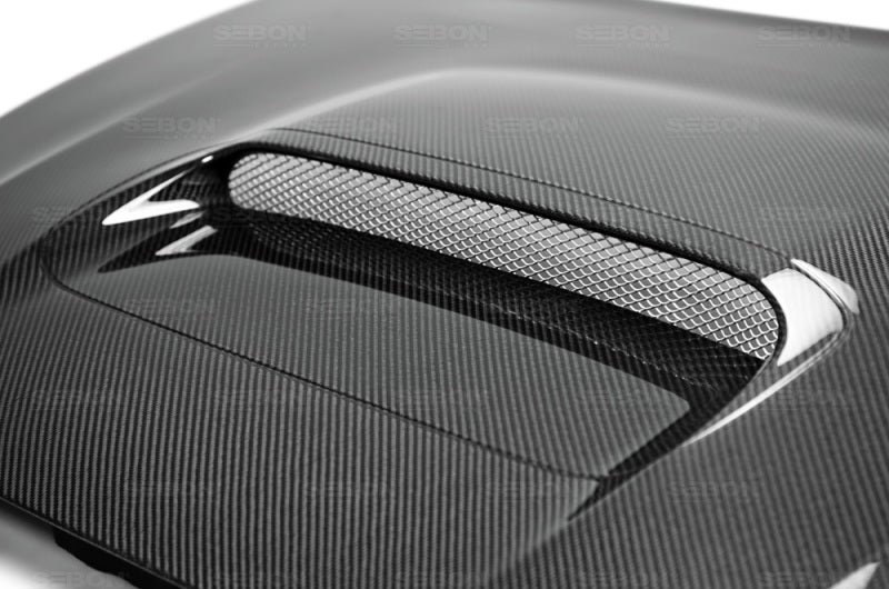 Seibon 2015 Subaru WRX/STI OEM Style Carbon Fiber Hood 2