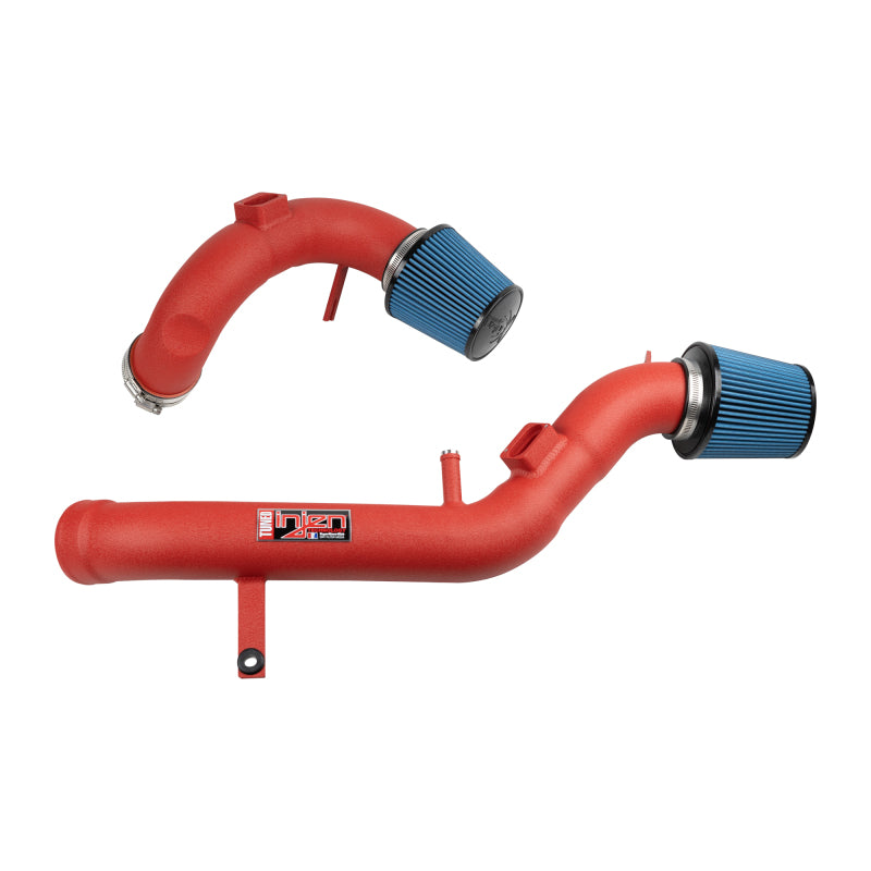 Injen 2015 M3/M4 3.0L Twin Turbo Wrinkle Red Short Ram 2pc. Intake System w/ MR Technology 3