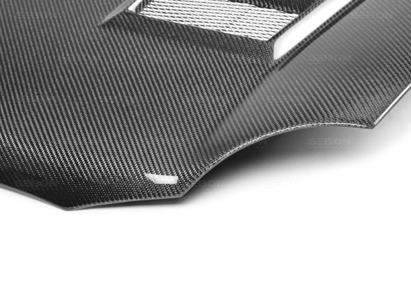 Seibon 02-03 Subaru WRX CW Carbon Fiber Hood 2