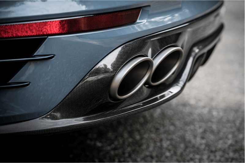 Akrapovic 16-17 Porsche 911 Turbo/Turbo S (991.2) Rear Carbon Fiber Diffuser - Matte 1