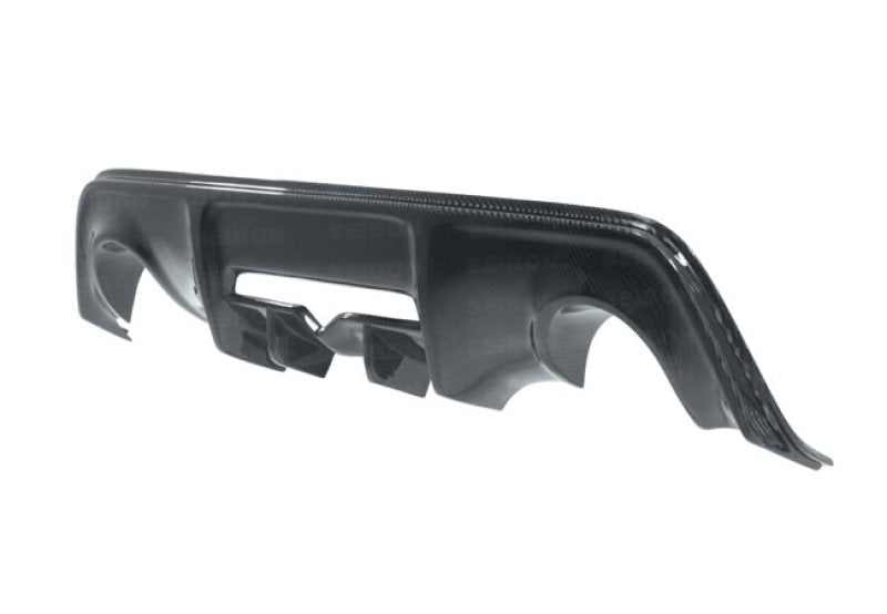 Seibon 12-13 BRZ/FRS Carbon Fiber Rear Diffuser Cover 2