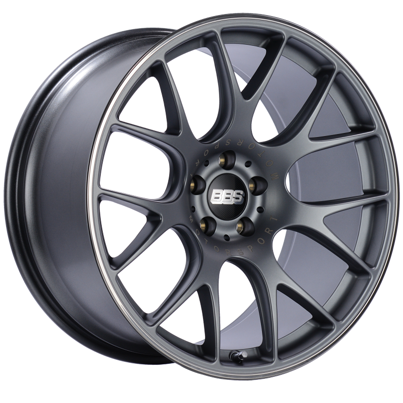 BBS CH-R 20x10.5 5x112 ET25 Satin Titanium Polished Rim Protector Wheel -82mm PFS/Clip Required 0