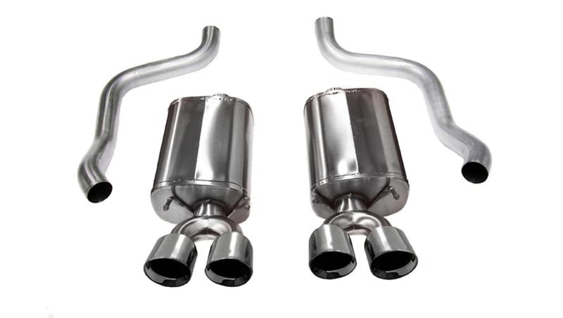 CORSA Performance Corsa 2016-2019 Cadillac CTS V 6.2L V8 2.75in Black Xtreme Axle-Back Exhaust