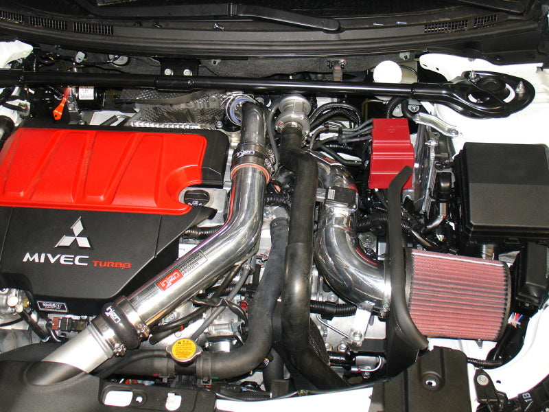 Injen 2008-14 Mitsubishi Evo X 2.0L 4Cyl Polished Short Ram Intake 3