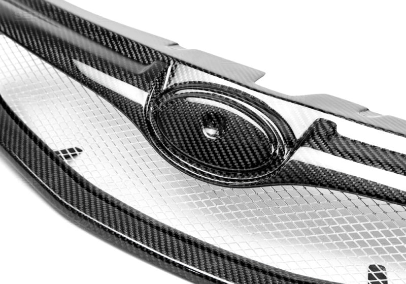 Seibon 08-09 Subaru Impreza WRX/STI Carbon Fiber Front Grill 2