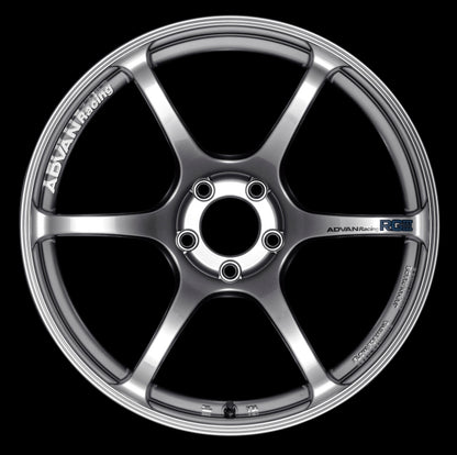 Advan RGIII 18x9.0 +25 5-114.3 Racing Hyper Black Wheel 0