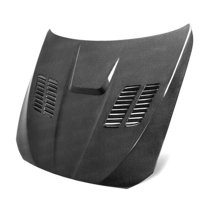 Seibon 10-13 BMW 5 Series and M5 Series (F10) GTR-Style Carbon Fiber Hood 0