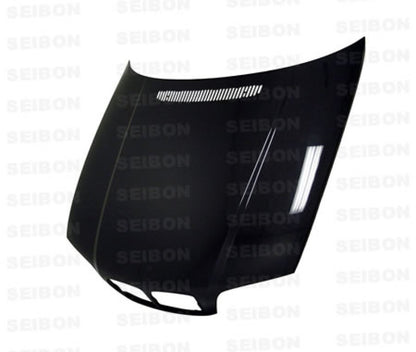Seibon 7/99-5/02 BMW 3 Series 2dr (E46) OEM-Style Carbon Fiber Hood 2