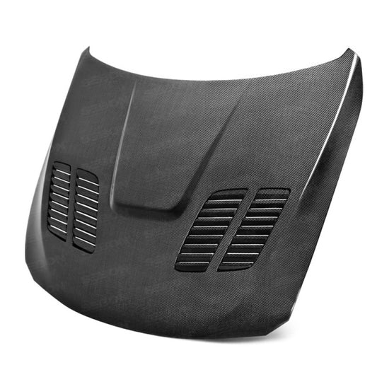 Seibon 12-13 BMW F30 GTR-Style Carbon Fiber Hood 0