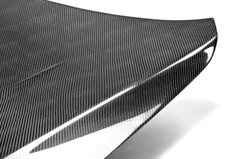 Seibon 08-12 Mitsubishi Lancer Evo X DV-Style Carbon Fiber Hood 5