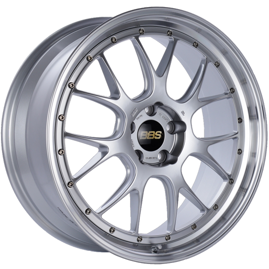 BBS LM-R 21x9 5x120 ET32 Diamond Silver Center Diamond Cut Lip Wheel -82mm PFS/Clip Required 0