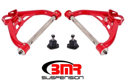 BMR Suspension BMR 70-81 2nd Gen F-Body Non-Adj. Upper A-Arms (Polyurethane) - Red