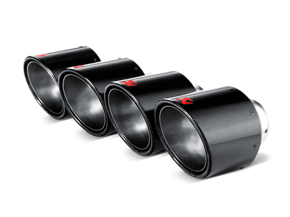 Akrapovic 06-13 Chevrolet Corvette ZO6/ZR1 (C6) Tail Pipe Set (Carbon 125 mm) 1