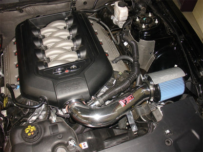 Injen 11 Ford Mustang GT V8 5.0L Power-Flow Polished Short Ram Air Intake w/ MR Tech & Heat Shield 2