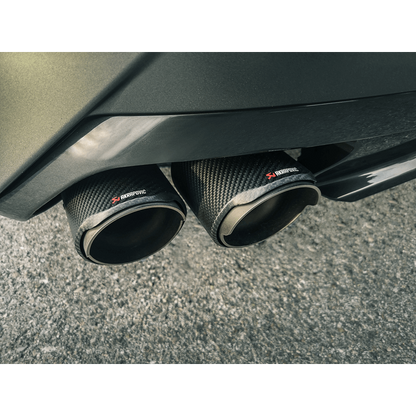 Akrapovic 2019 BMW Z4 M40i (G29) Slip-On Line (Titanium) w/Carbon Fiber Tips 2