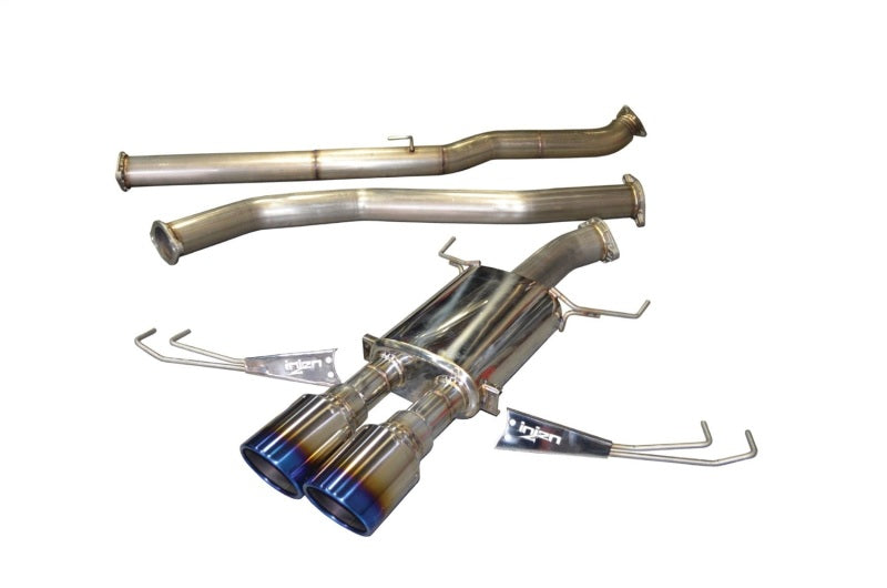 Injen 17-19 Honda Civic Type-R 3in SS Cat-Back Exhaust w/ Dual Burnt Titanium Tips 2