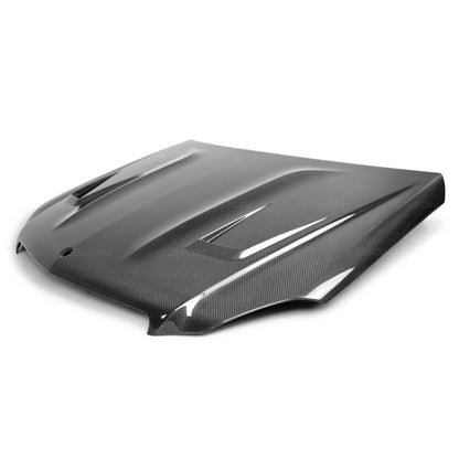 Seibon 12-14 Mercedes C-Class GT Style Carbon Fiber Hood 1