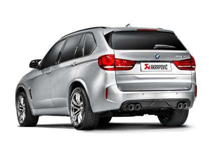 Akrapovic 15-17 BMW X5M (F85) Evolution Line Cat Back (Titanium) w/ Carbon Tips 4